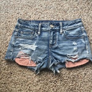 American Eagle jean pocket shorts